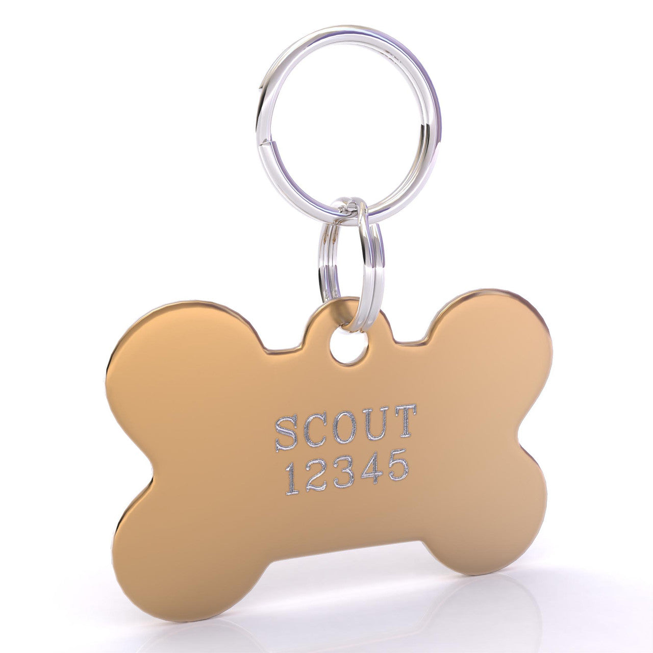 HyperLite Bone Dog ID Tag with ESA Engraving